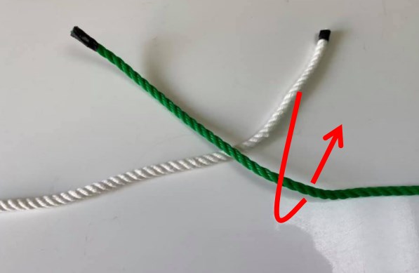 【本結び】２本のロープ同士をつなぐ基本のロープ結索